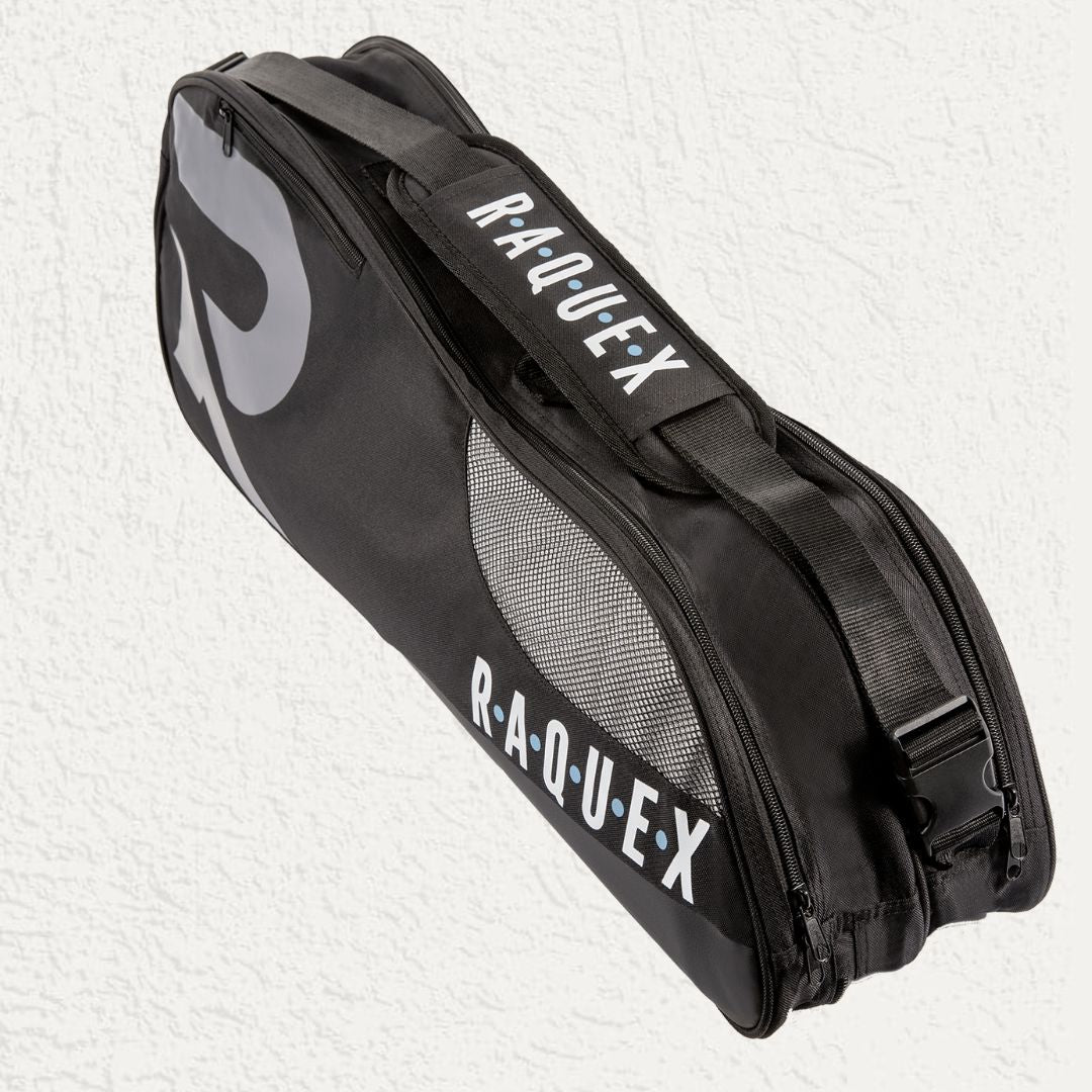 Black raquet bag by raquex