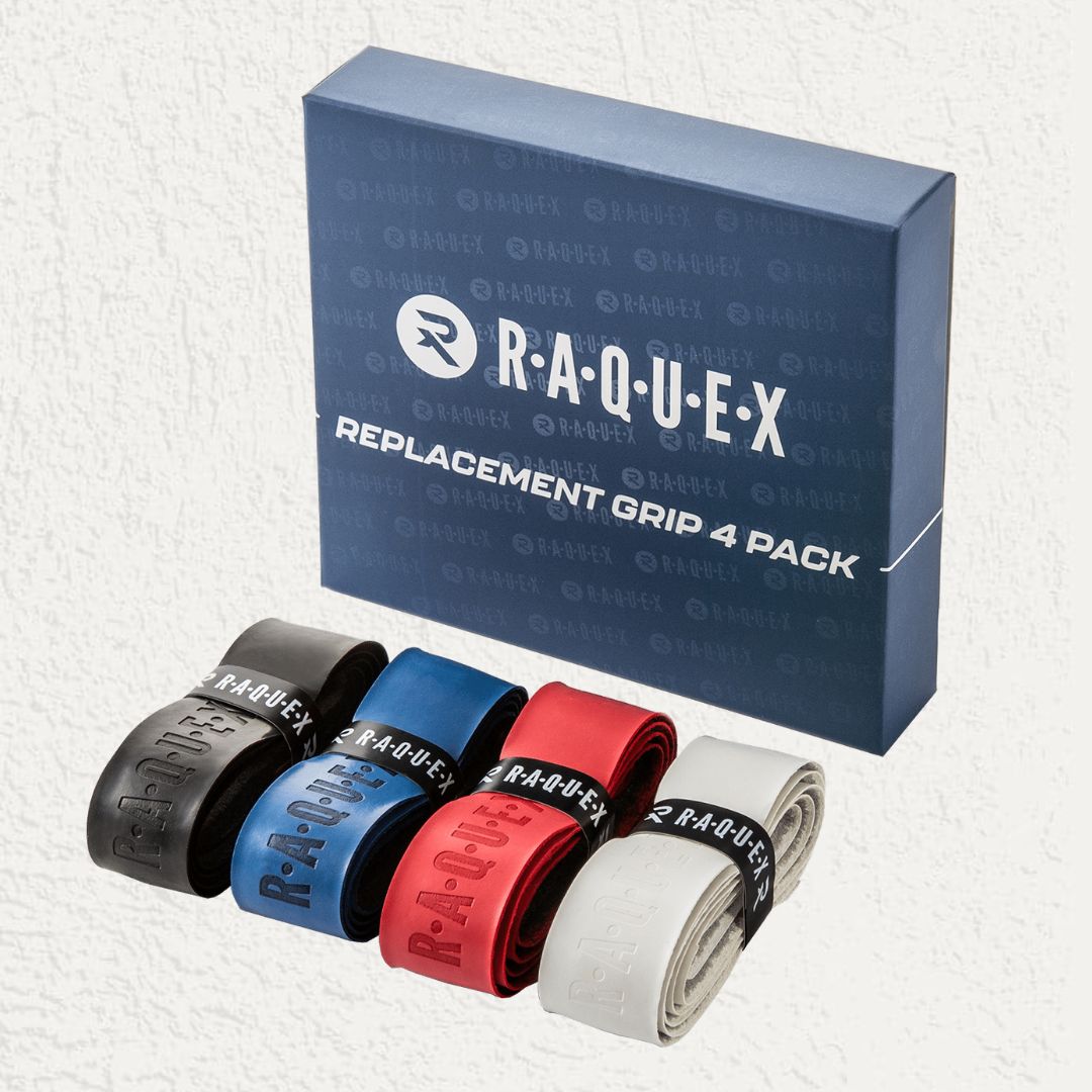 Raquex Enhance Replacement PU Racquet Grips (4 Pack)