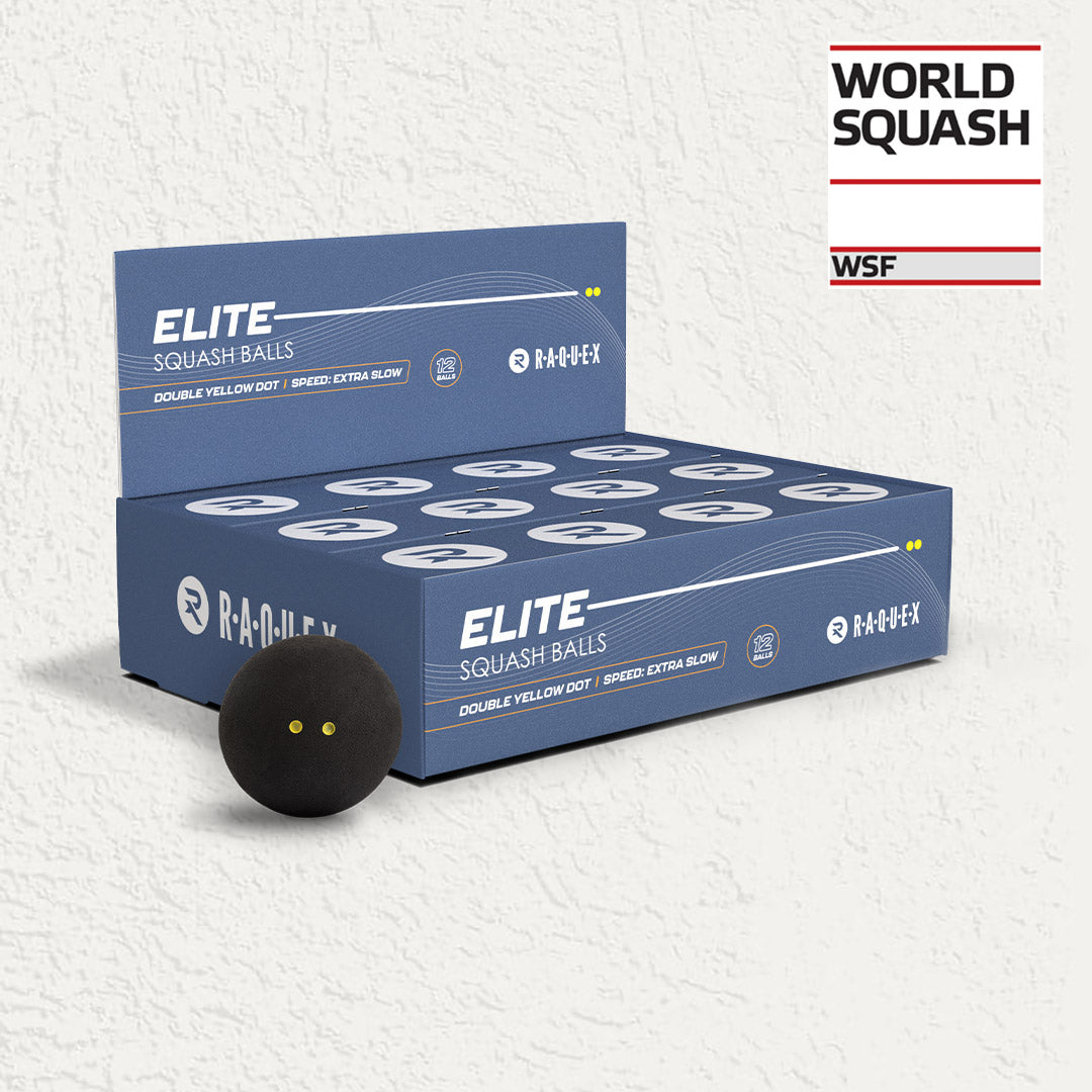 Raquex box of 12 squash balls