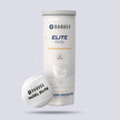 Raquex Elite White Padel Balls – Tube of 3
