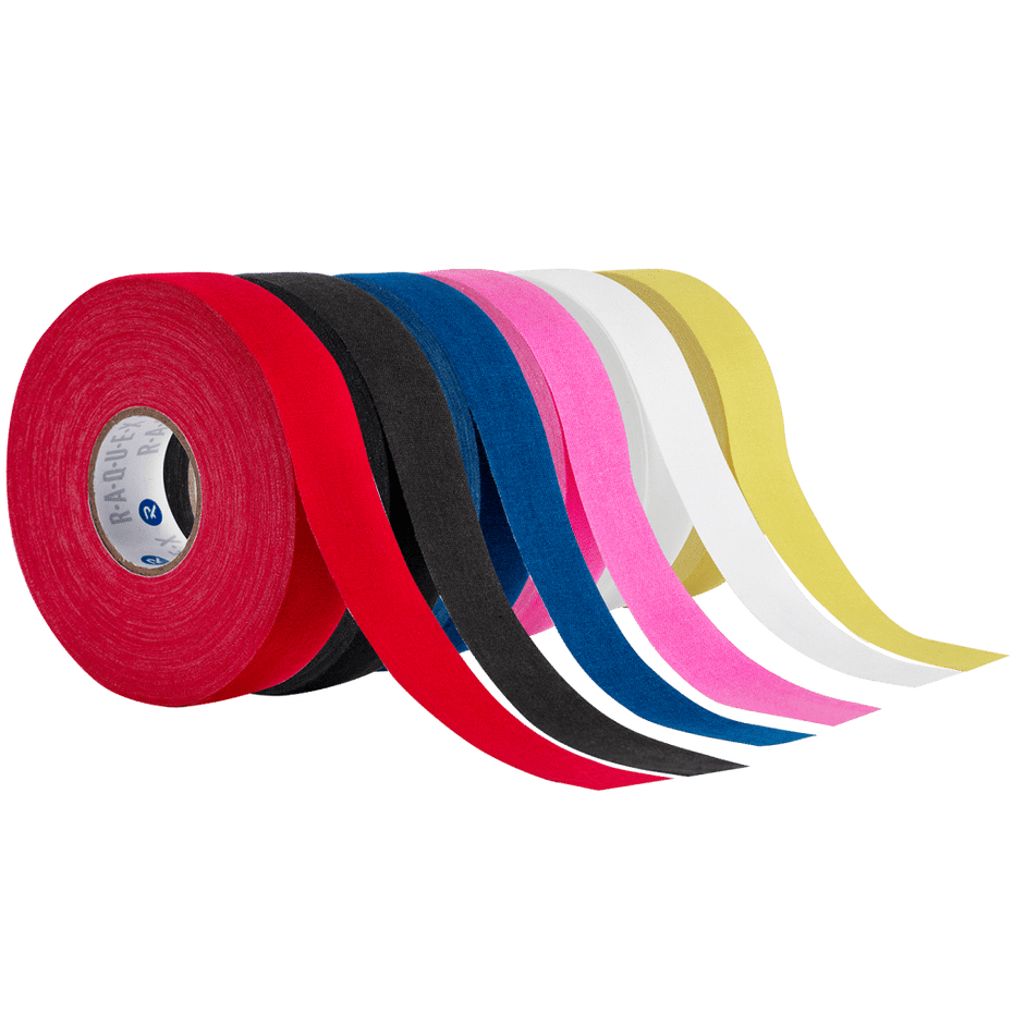 Raquex fabric tape in a variety of primary colours