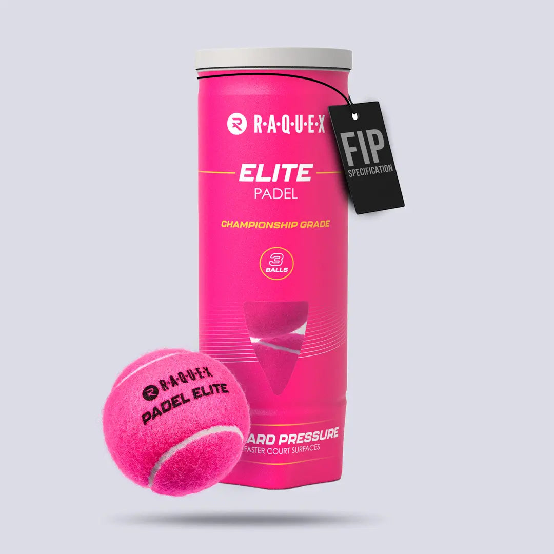 Raquex Elite Padelbälle – Tube mit 3 Stück