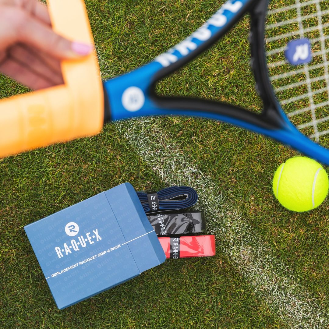 Raquex Enhance Replacement PU Racquet Grips (4 Pack)