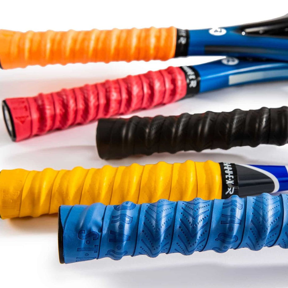Raquex geriffelter Schläger-Overgrip (5er-Pack)