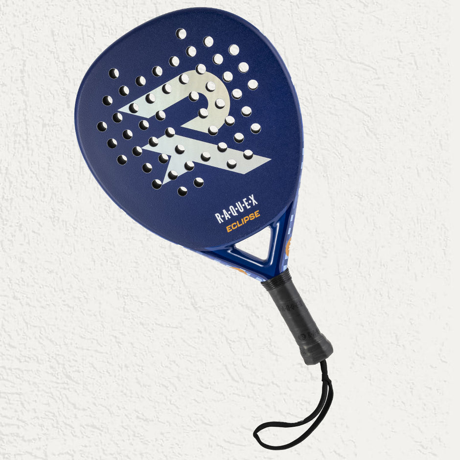 Raquex Eclipse Padel Racquet with safety strap