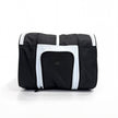 End view of the Raquex Elevate Tour bag with the ventilated pocket and three compartments