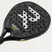 Raquex Elite Padel Racquet in Black hitting surface