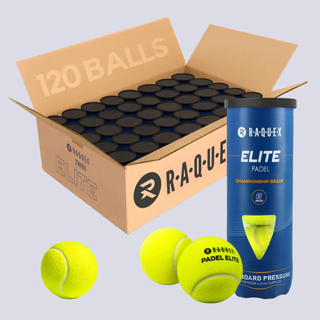 Raquex Elite Padelbälle – Tube mit 3 Stück