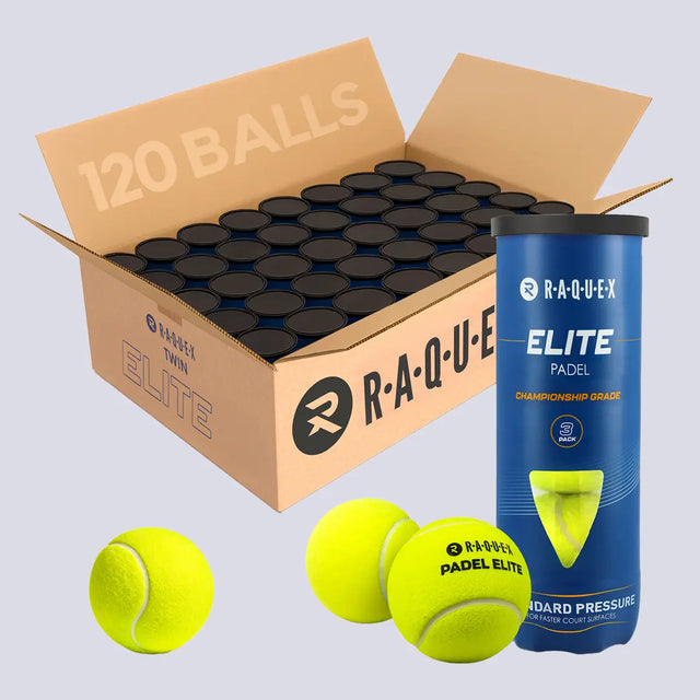 Raquex Elite Padelbälle – Tube mit 3 Stück