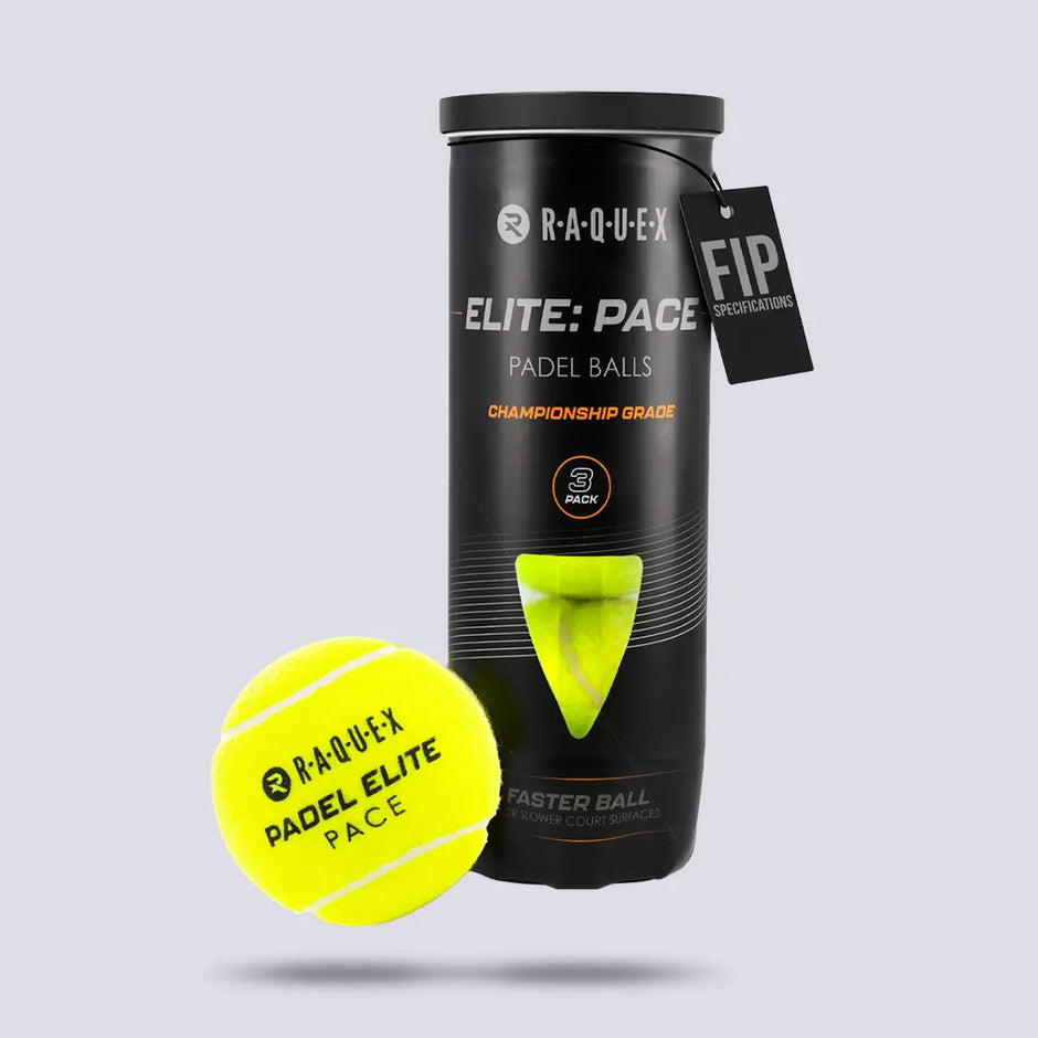 Balles de padel Raquex Elite – Tube de 3