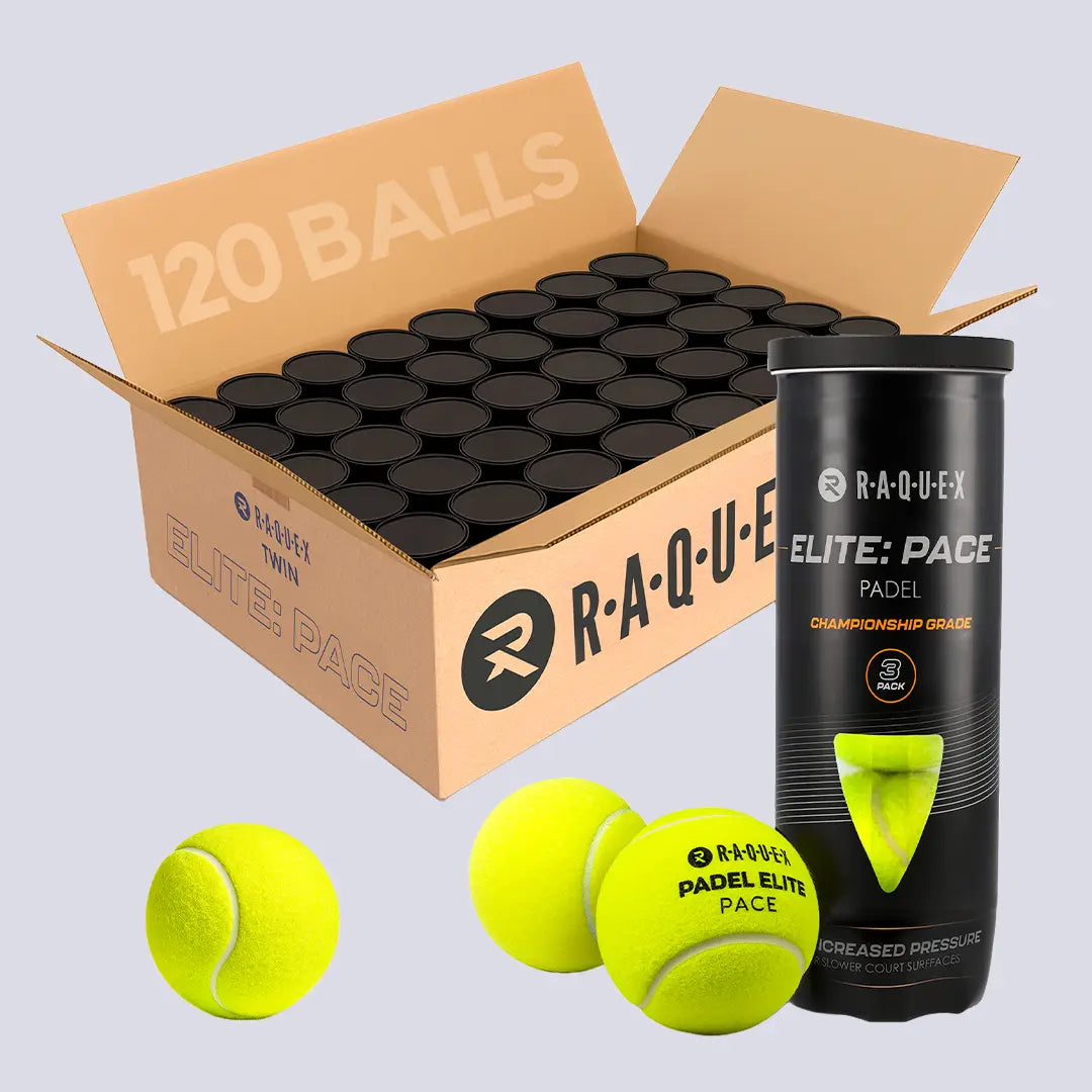 Raquex Elite Padelbälle – Tube mit 3 Stück