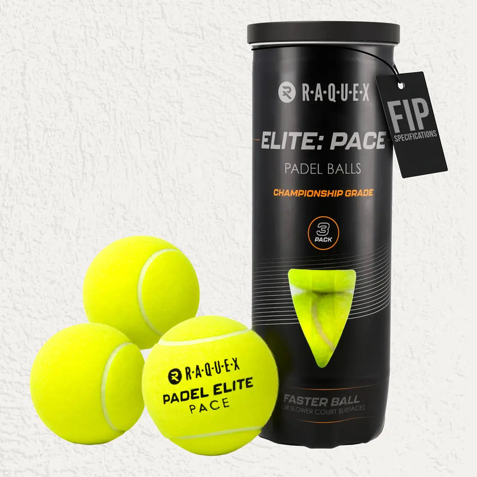 Balles de padel Raquex Elite – Tube de 3