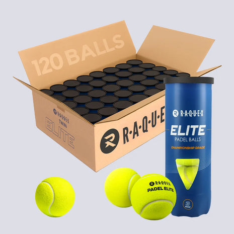 Raquex Elite Padelbälle – Tube mit 3 Stück