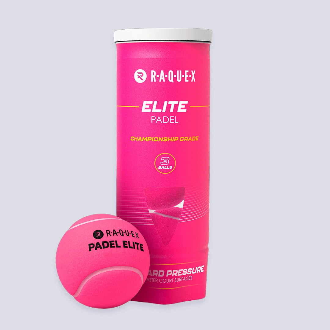 Balles de padel Raquex Elite – Tube de 3