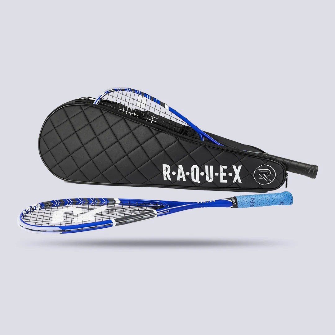 Unsquashable Racket Cover Raquex Elite Quilted 3 Badminton/Squash Racket Cover