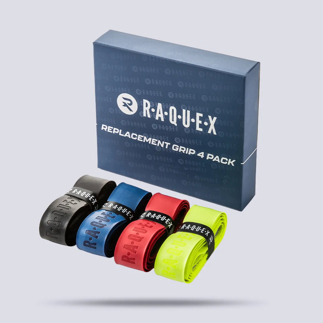 Raquex Enhance Replacement PU Racquet Grips (4 Pack)