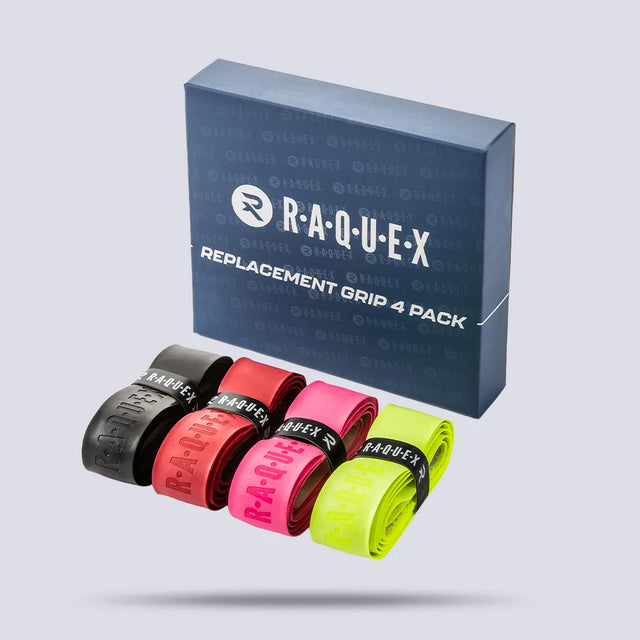 Raquex Enhance Replacement PU Racquet Grips (4 Pack)