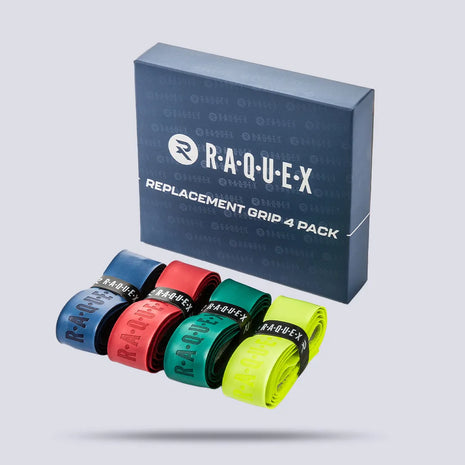 Raquex Enhance Replacement PU Racquet Grips (4 Pack)