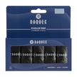 Raquex Evolve Pro overgrip 5 pack in black, boxed