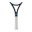 White Raquex Evolve Pro overgrip fitted to a racquet handle