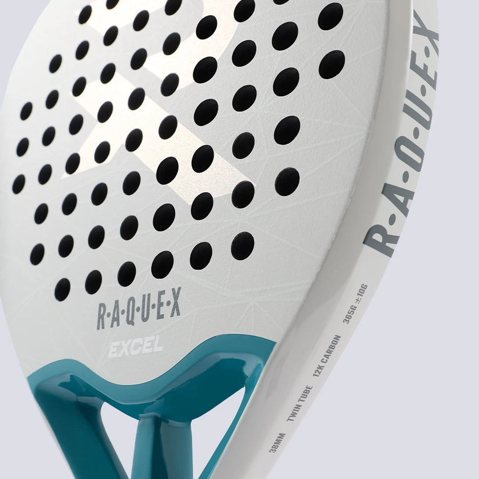 Raquex Excel Padel Racquet (White)