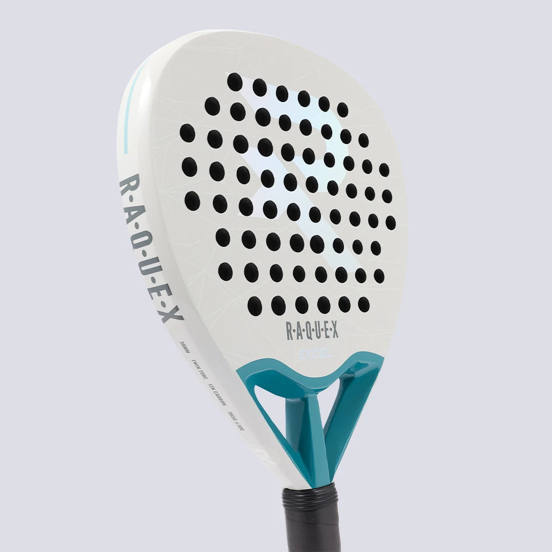 Raquex Excel Padel Racquet (White)