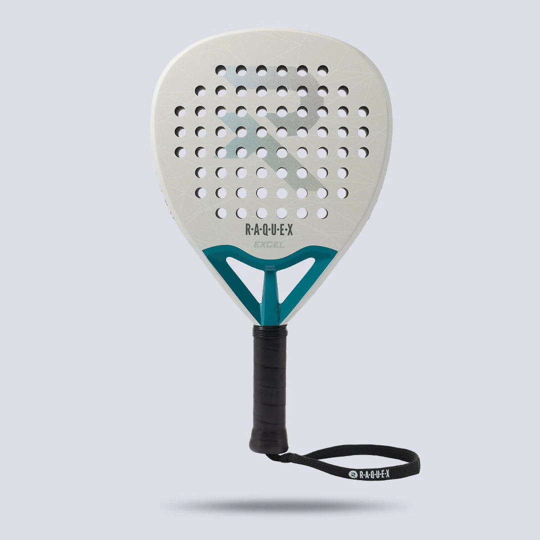 Raquex Excel Padel Racquet (White)