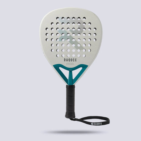 Raquex Excel Padel Racquet (White)