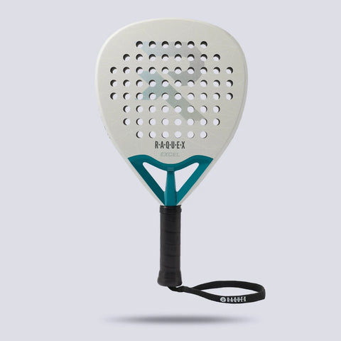 Raquex Excel Padel Racquet (White)