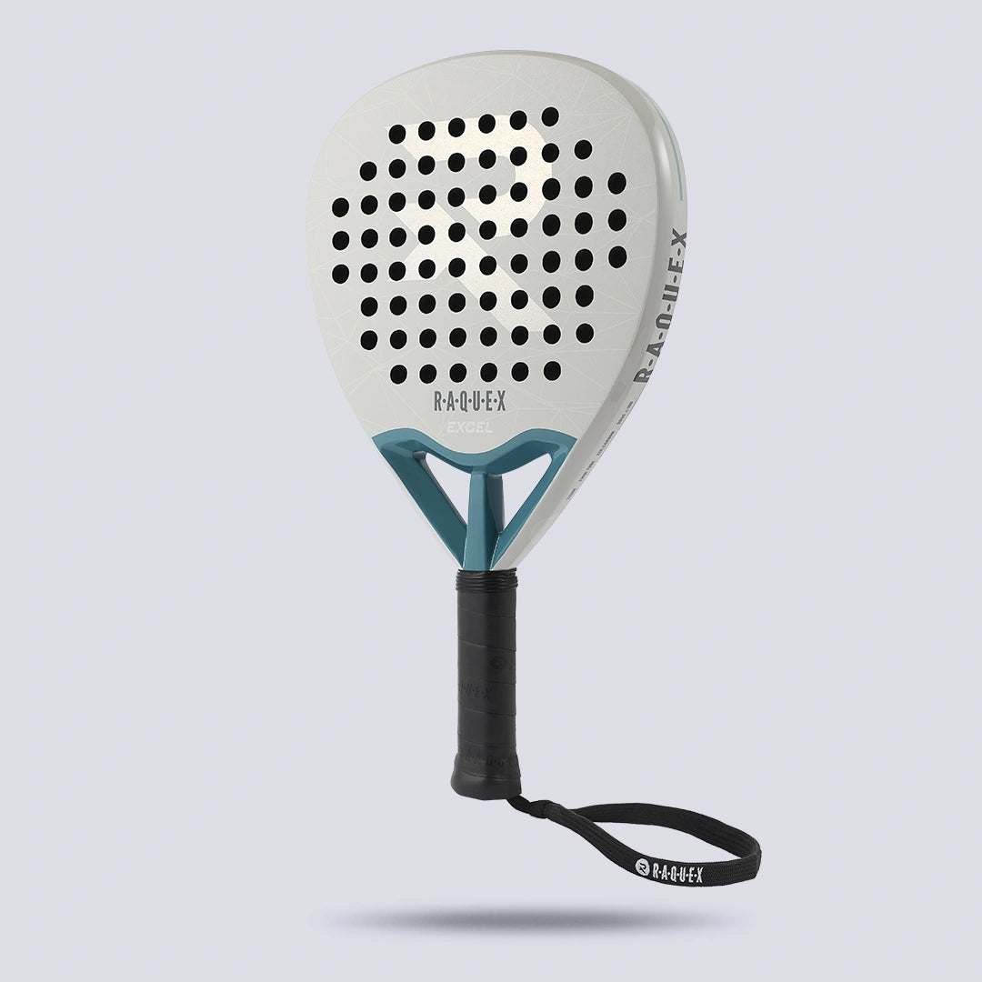 Raquex Excel Padel Racquet (White)