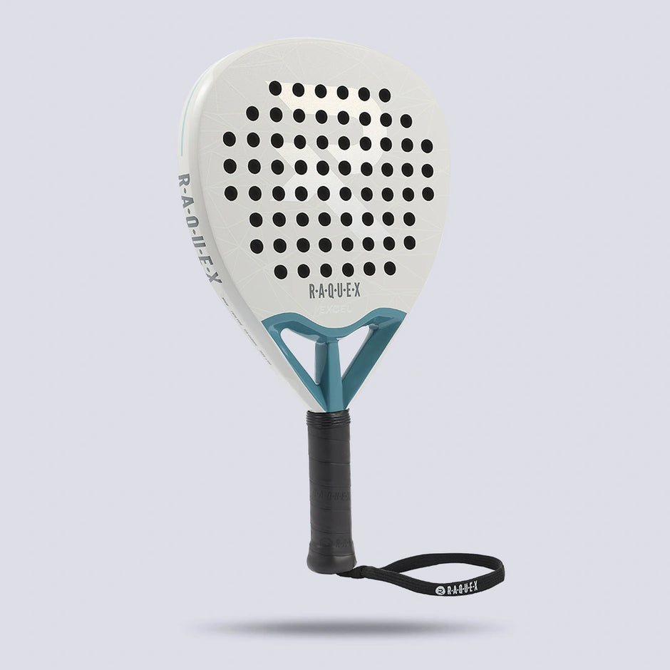 Raquex Excel Padel Racquet (White)