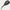 Raquex Excel Padel Racquet in Black with black grip and wrist strap