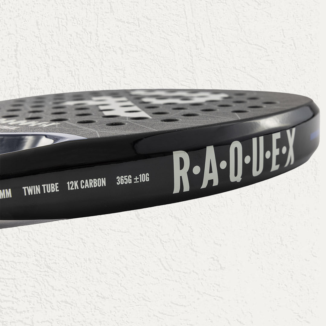 Carbon Raquex Excel Padel Racquet in Black