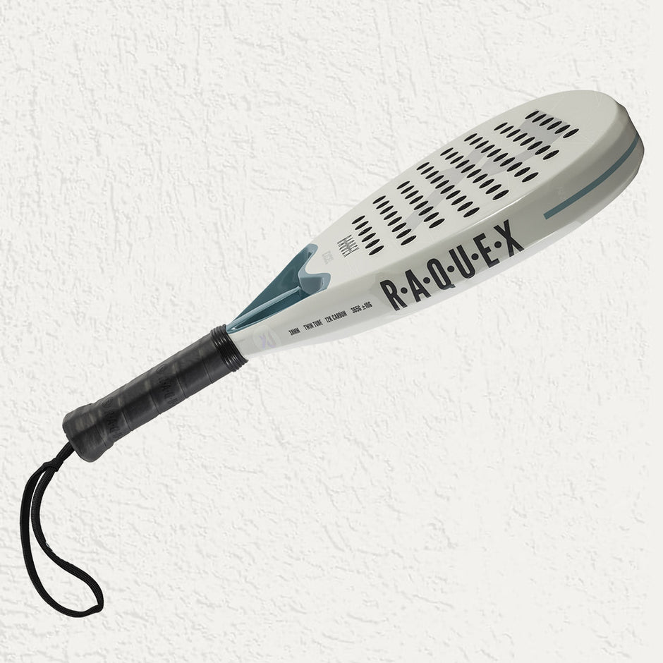 Raquex padel racquet in white