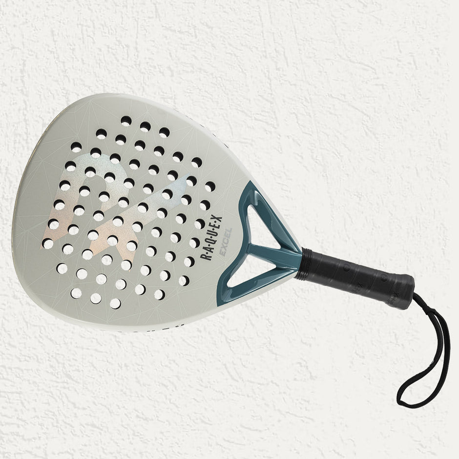 Raquex padel racquet in white