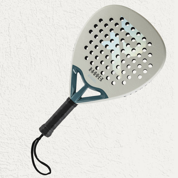 Raquex padel racquet in white