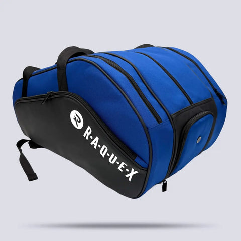 Raquex execte tour padel bag with Raquex branding