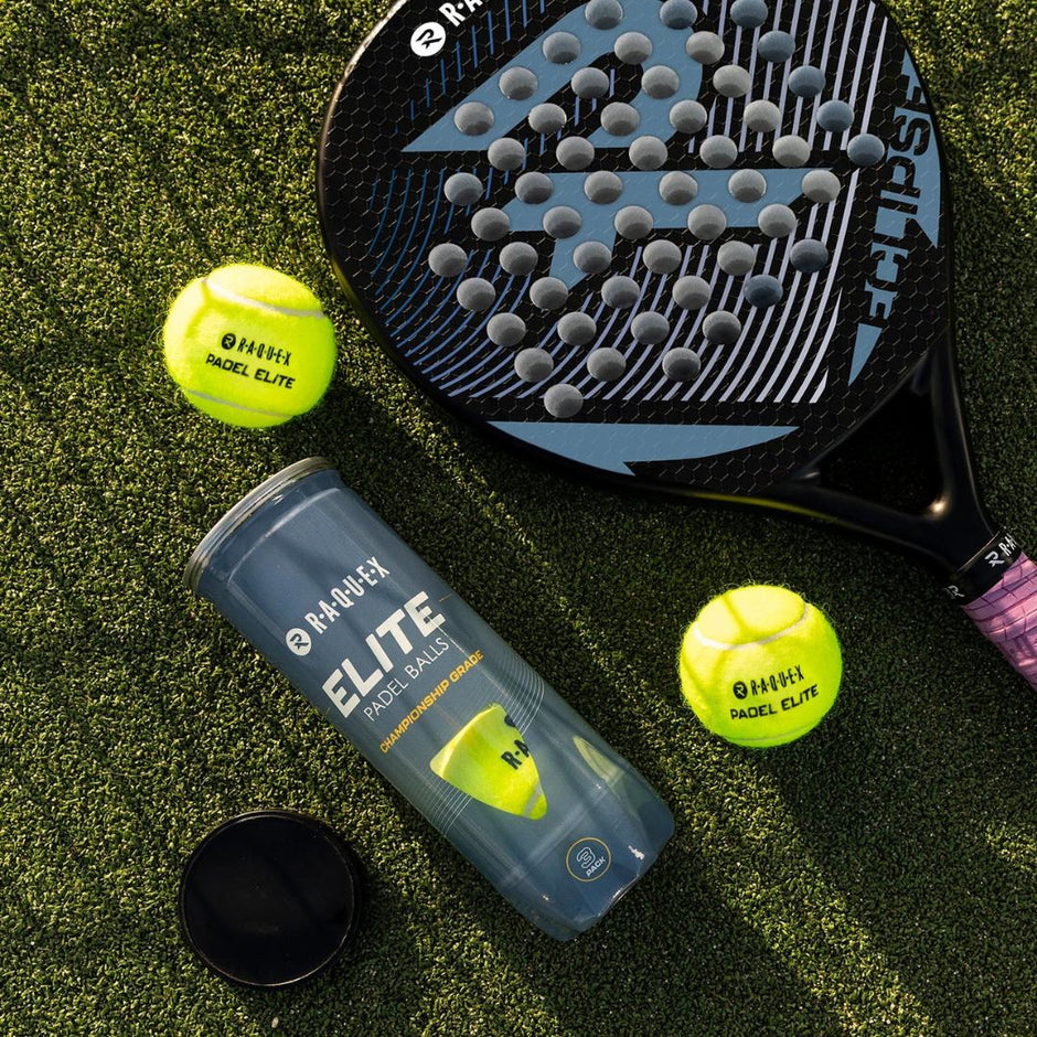 Raquex Elite Padel Balls – Tube of 3