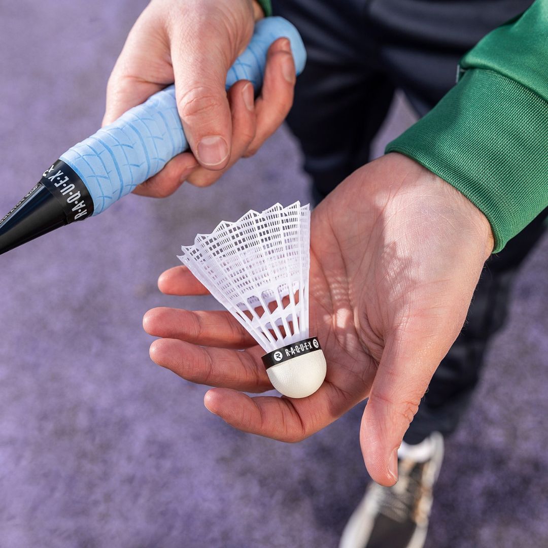 Volants Raquex – Jaune ou Blanc, Tube de 6, 77 Vitesses – 120 Tubes