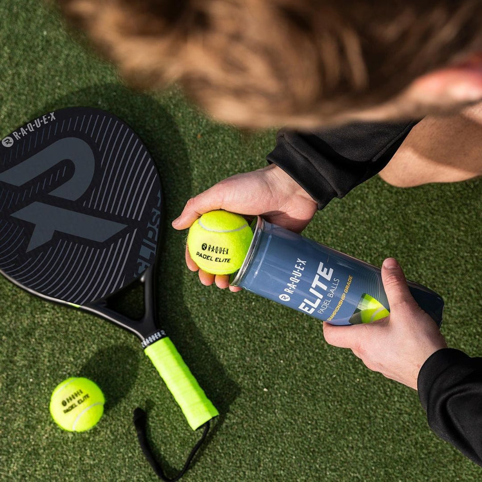 Raquex Elite Padel Balls – Tube of 3