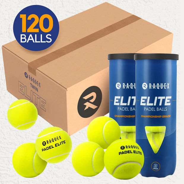 Balles de padel Raquex Elite – Tube de 3