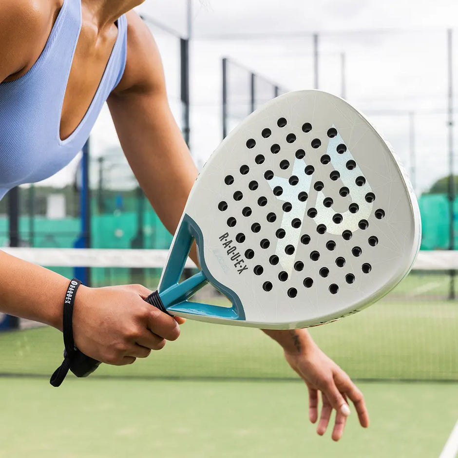 Raquex Excel Padel Racquet (White)