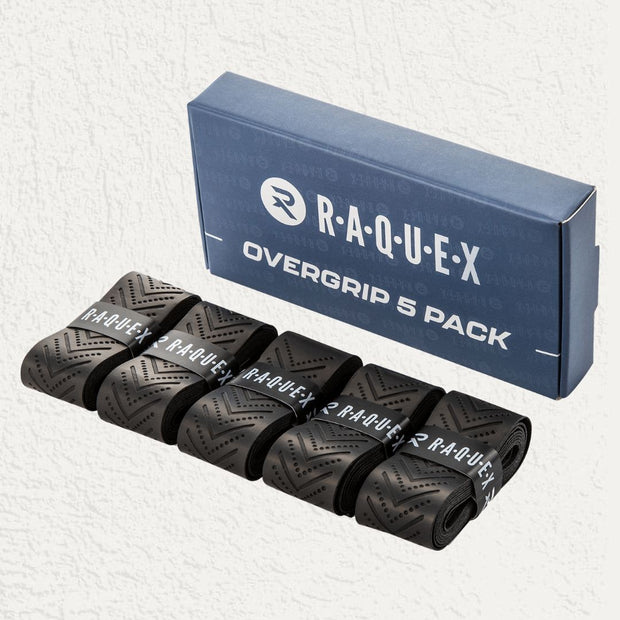 Raquex Evolve Racquet Overgrips (5 Pack)