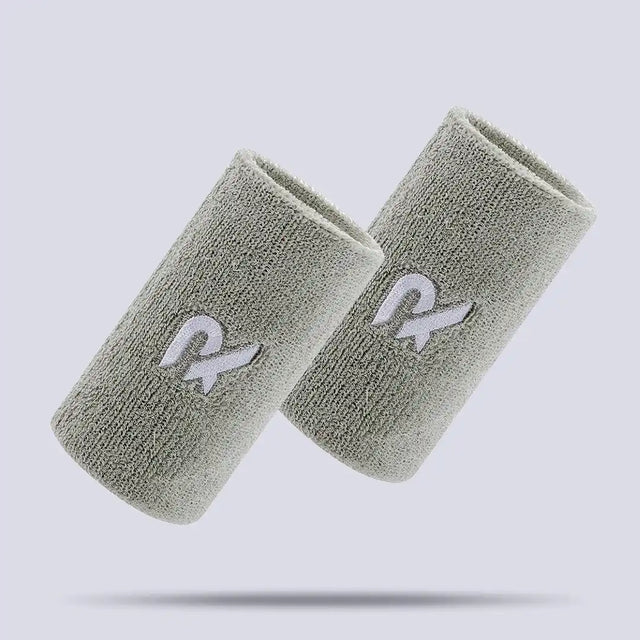 Raquex Schweißarmbänder mit doppelter Breite (Paar)