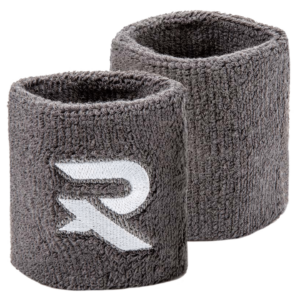 Grey wristbands, ideal as sweatbands for any sport