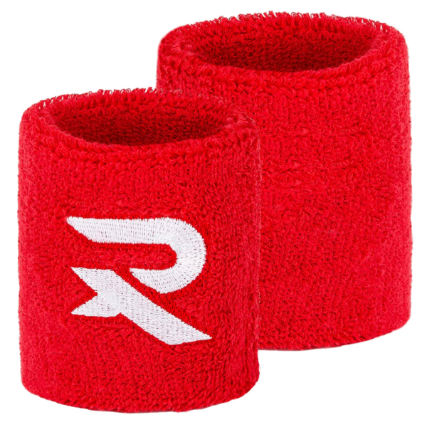 Red wristbands, ideal as sweatbands for any sport
