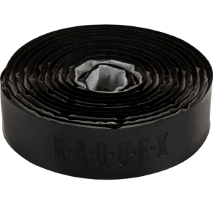 Raquex black cushion hockey grip in a roll