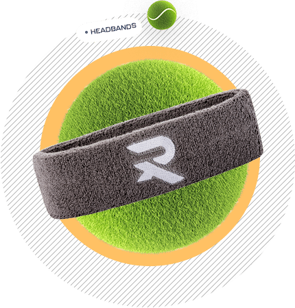 Grey headband, suitable for all sports