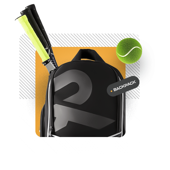RAQUEX Racquet Backpack- suitable for tennis, badminton or squash racquets
