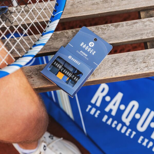 Raquex Evoke Overgrip 3 pack, perfect for all types of racquet